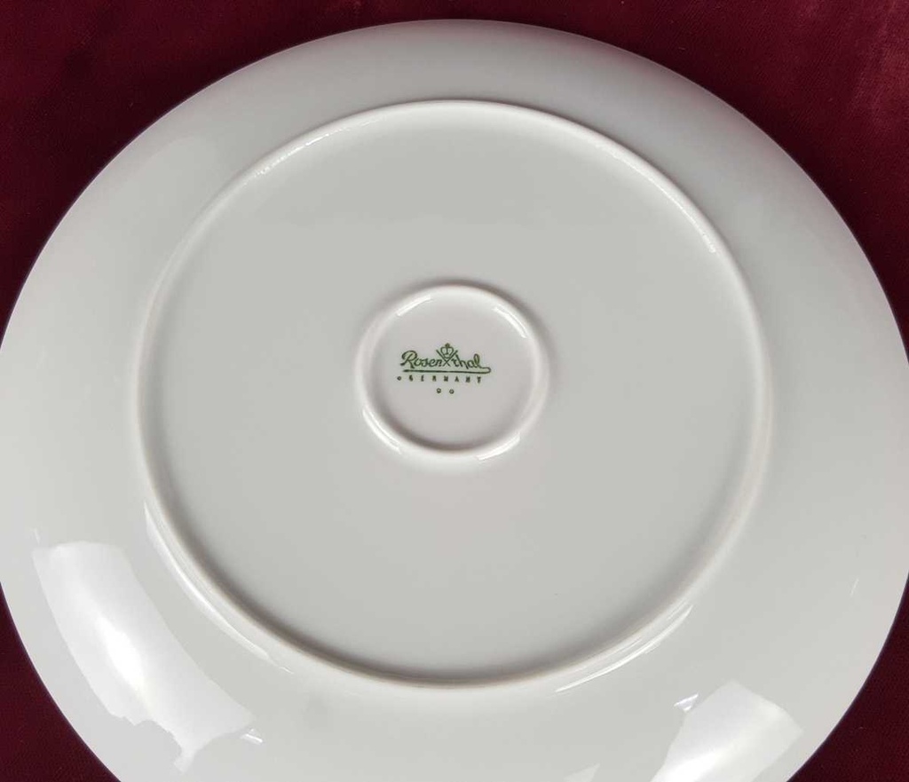 [458139267] Kuchenteller Dessertteller 19,4 cm Rosenthal Romanze in Blau gebraucht - gut Bild 4