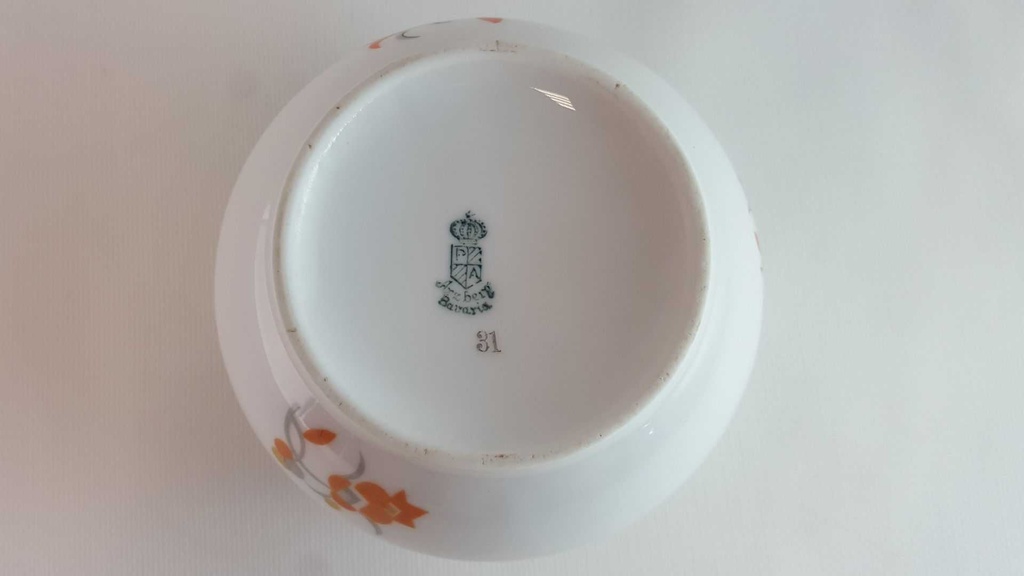 [45813929] Milchkännchen Marmeladendose ohne Deckel Arzberg Form 1352 Art Deco gebraucht - gut Bild 6