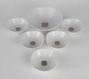 [2119051] 6er Set Schale 9 cm Schumann Arzberg Weiß gebraucht - gut Bild 3