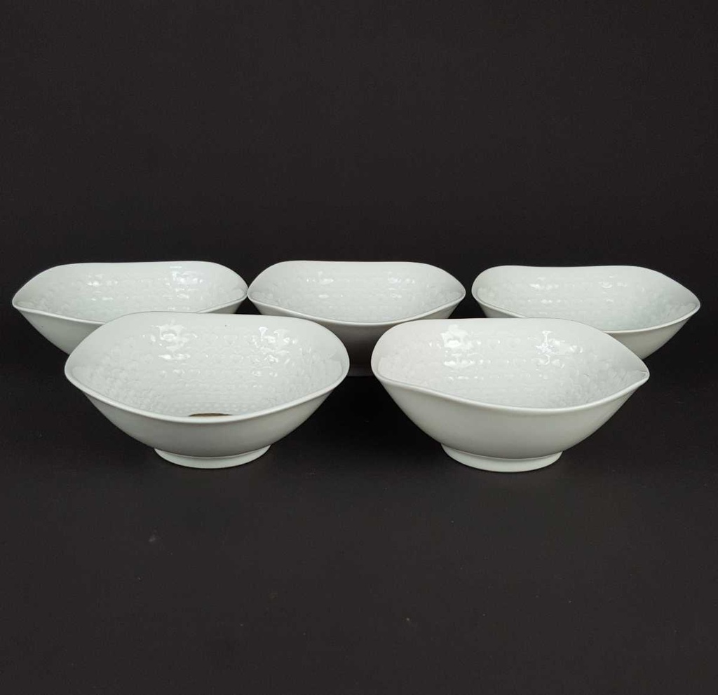 [2119051] 6er Set Schale 9 cm Schumann Arzberg Weiß gebraucht - gut Bild 4