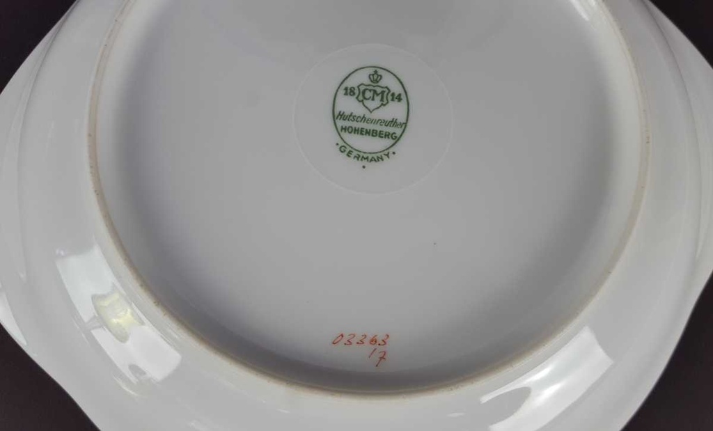 [458139334] Schale Gebäckschale Hutschenreuther Hohenberg Dekor 03363 gebraucht - gut Bild 5