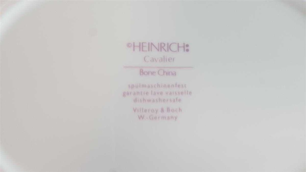 [45813935] Unterteller für Sauciere Villeroy & Boch Heinrich Cavalier gebraucht - sehr gut Bild 3