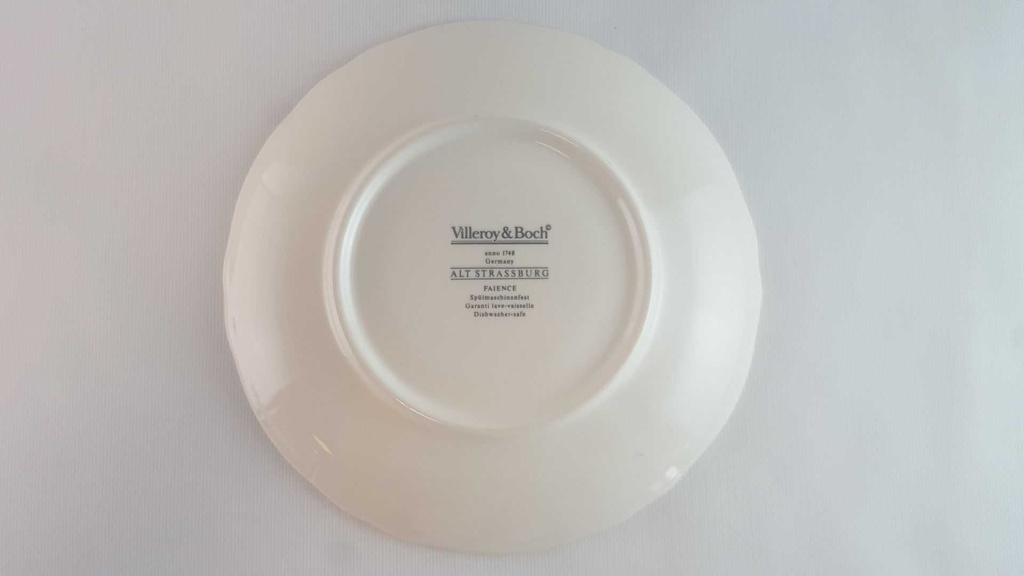 [45813937] Untertasse 17,4 cm Villeroy & Boch Alt Straßburg gebraucht - gut Bild 4