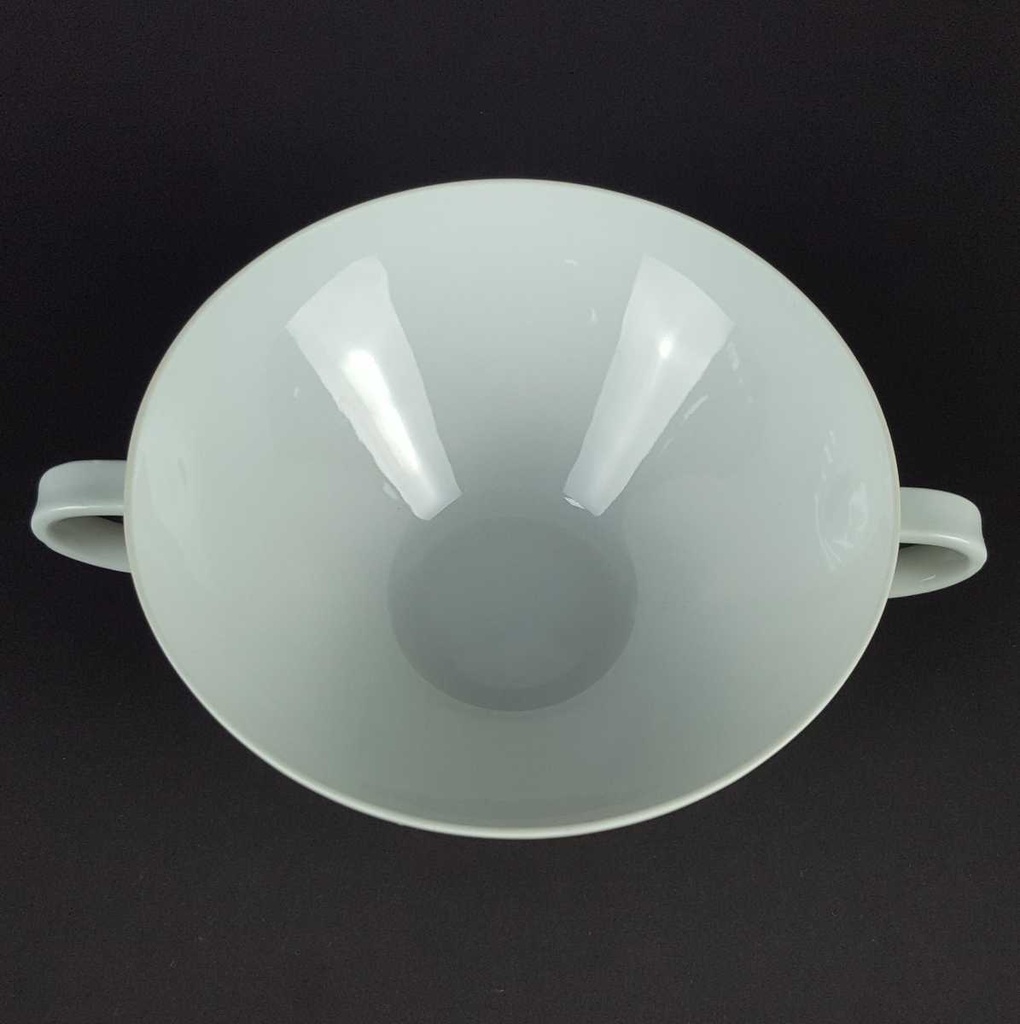 [458139384] Suppentasse Suppenbecher Hutschenreuther Exzellenz Weiß gebraucht - gut Bild 3
