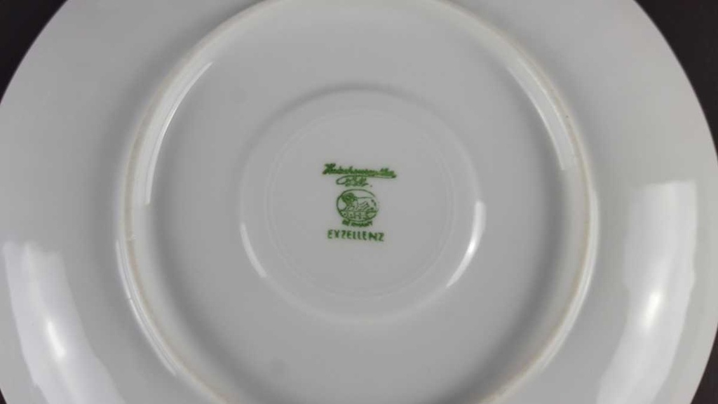 [458139385] Untertasse für Suppe 16,3 cm Hutschenreuther Exzellenz Weiß gebraucht - gut Bild 4