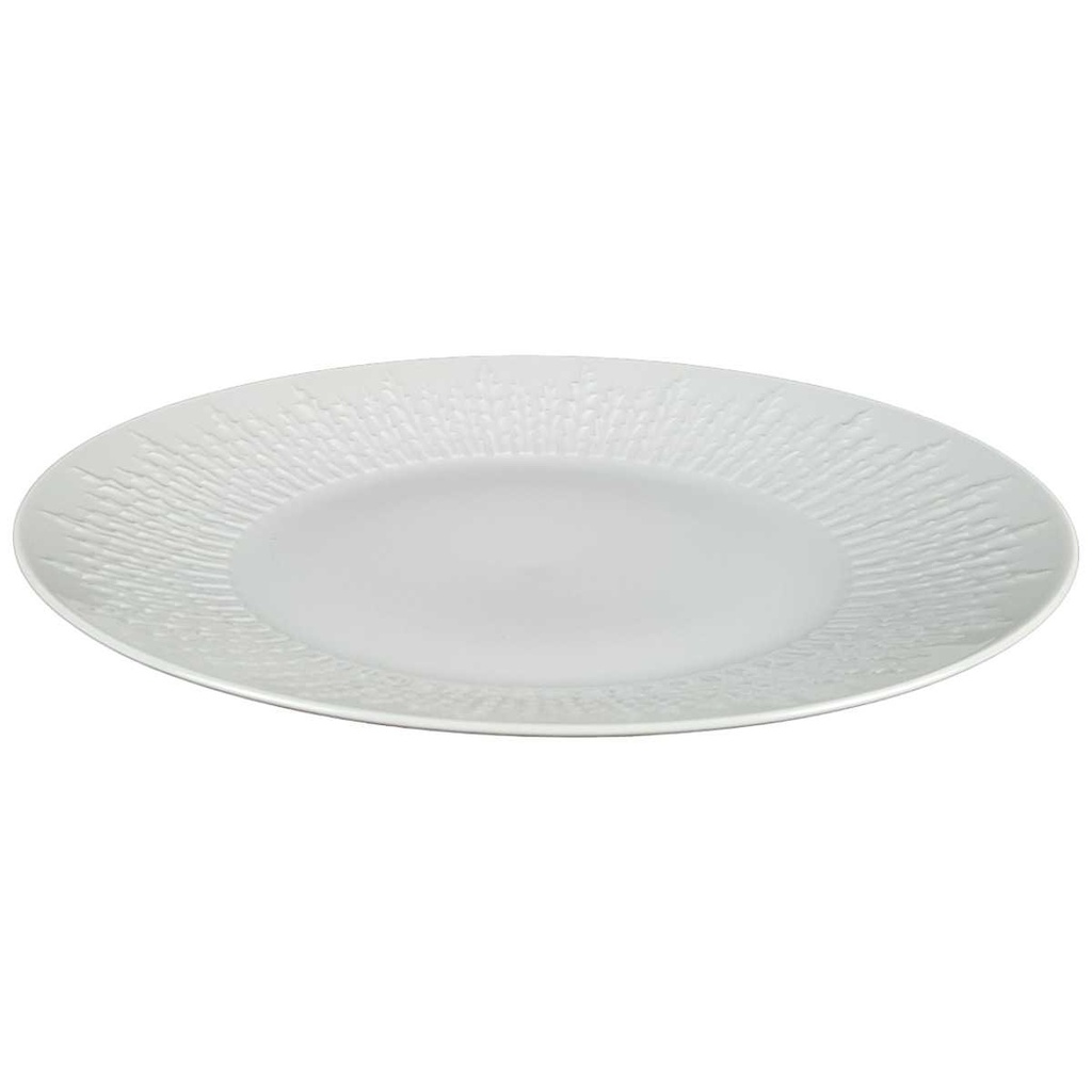 [458139386] Speiseteller Essteller 24,5 cm Hutschenreuther Exzellenz Weiß gebraucht - gut Bild 2