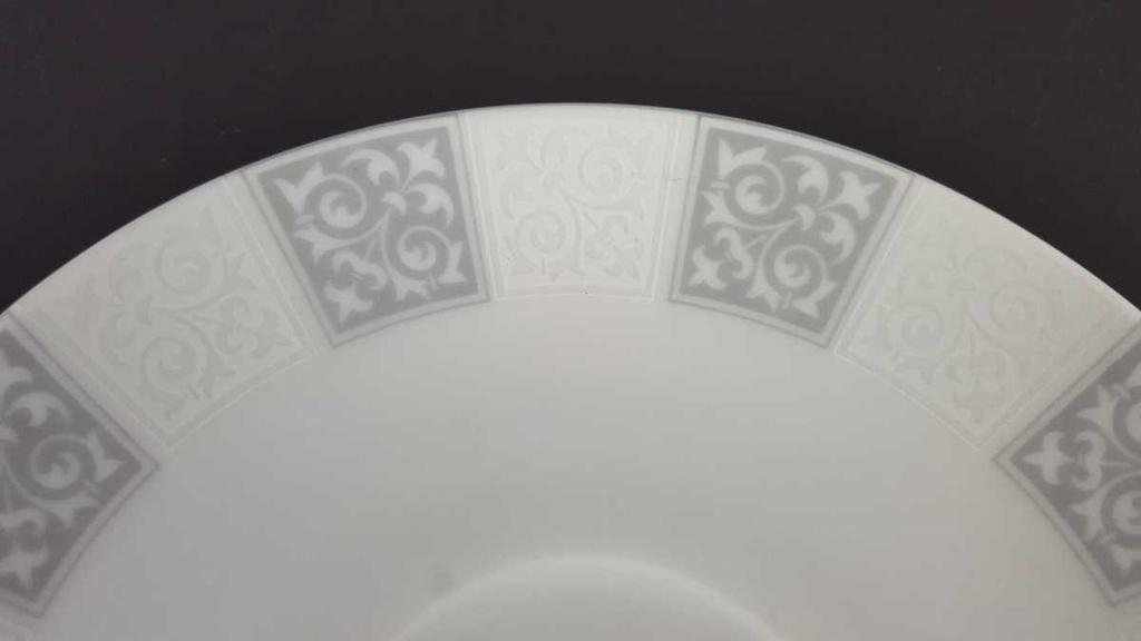 [458139388] Untertasse für Kaffee 15 cm Eschenbach Grau Weiß gebraucht - gut Bild 3
