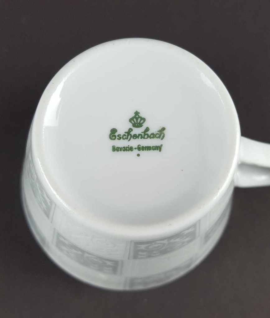 [458139389] Kaffeetasse Eschenbach Grau Weiß gebraucht - gut Bild 6