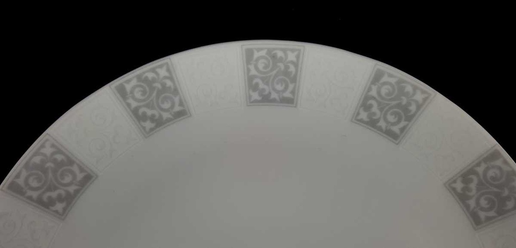 [458139390] Kuchenteller Dessertteller 19 cm Eschenbach Grau Weiß gebraucht - gut Bild 3