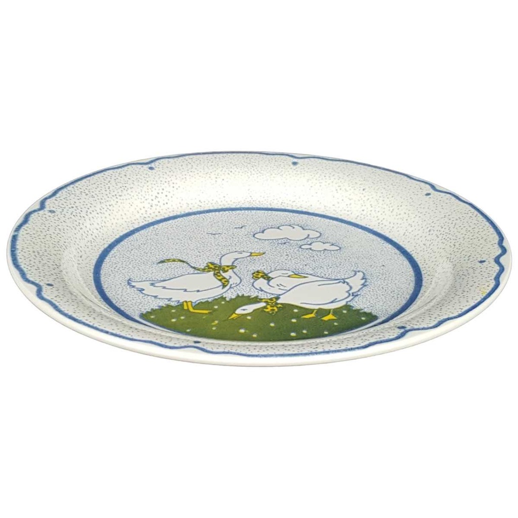 [458139406] Kuchenteller Dessertteller 20 cm English Ironstone Tableware (EIT) EIT England Gänse Motiv gebraucht - sehr gut Bild 2
