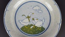 [458139406] Kuchenteller Dessertteller 20 cm English Ironstone Tableware (EIT) EIT England Gänse Motiv gebraucht - sehr gut Bild 3