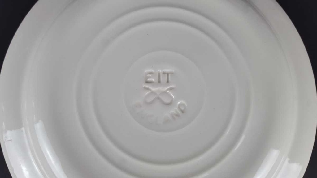 [458139406] Kuchenteller Dessertteller 20 cm English Ironstone Tableware (EIT) EIT England Gänse Motiv gebraucht - sehr gut Bild 4
