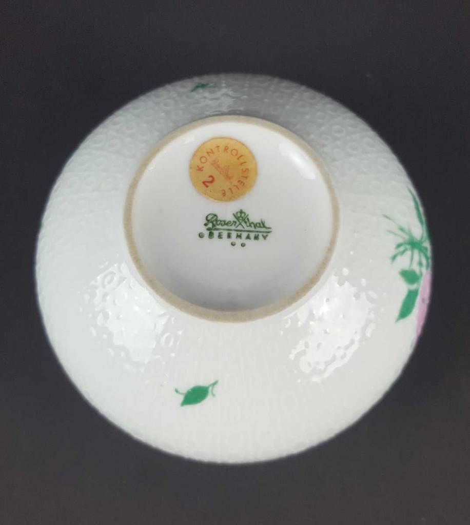 [458139425] Zuckerdose Rosenthal Romanze Rose gebraucht - sehr gut Bild 4