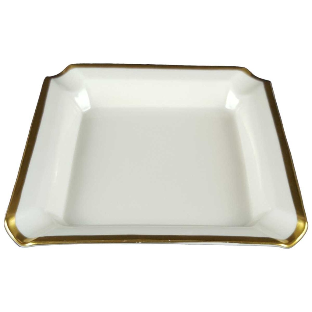 [2119053] Aschenbecher Goldrand Rosenthal Elfenbein Beige Selb gebraucht - gut Bild 2