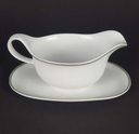 [458139427] Sauciere 1tlg Arzberg Form 1382 1 Grüner Rand gebraucht - gut Bild 6