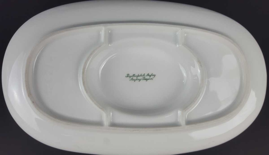 [458139427] Sauciere 1tlg Arzberg Form 1382 1 Grüner Rand gebraucht - gut Bild 8