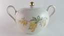 [45813944] Zuckerdose Goldrand Rhenania Duisdorf gelbe Blumen mit gebraucht - gut Bild 3