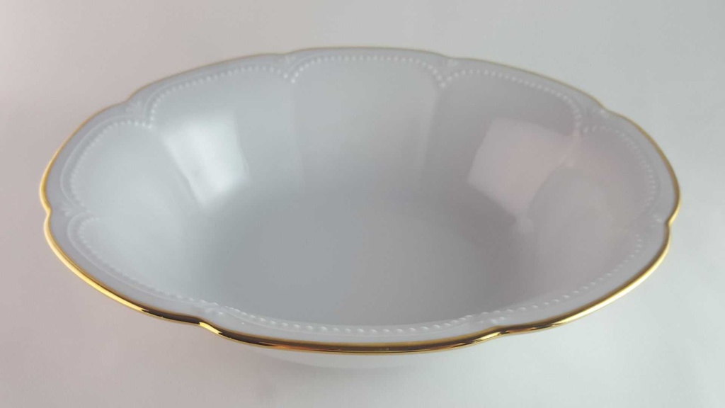 [45813950] Schüssel Goldrand Graf von Henneberg Viktoria weiß mit gebraucht - gut Bild 3