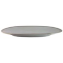 [45813955] Servierplatte Speiseplatte Fleischplatte Steakplatte Goldrand 33,7x22,9 cm Tirschenreuth Grauband gebraucht - gut Bild 2