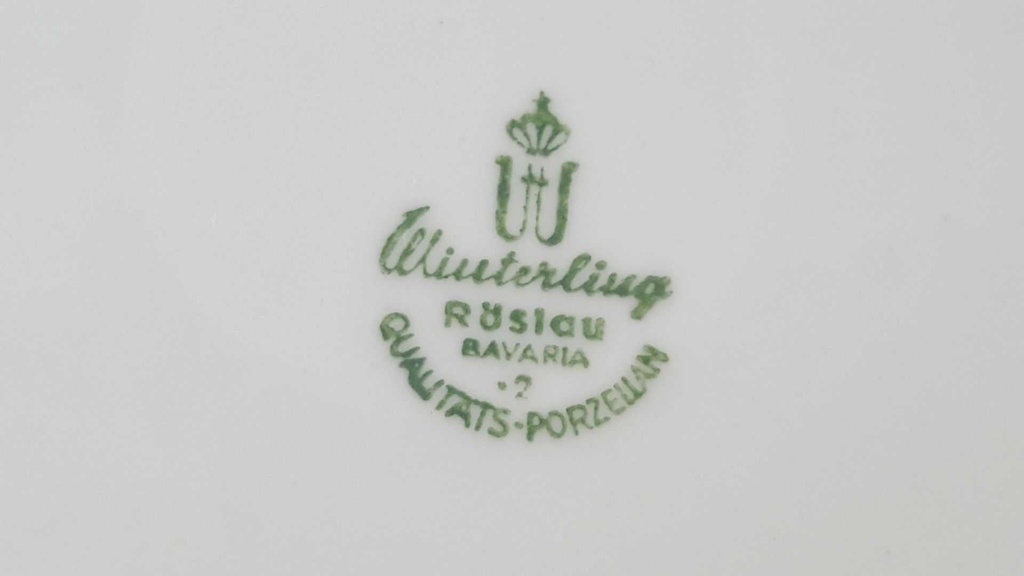[45813956] Sauciere Winterling Röslau blaue Blumen mit Relief Blau gebraucht - gut Bild 7