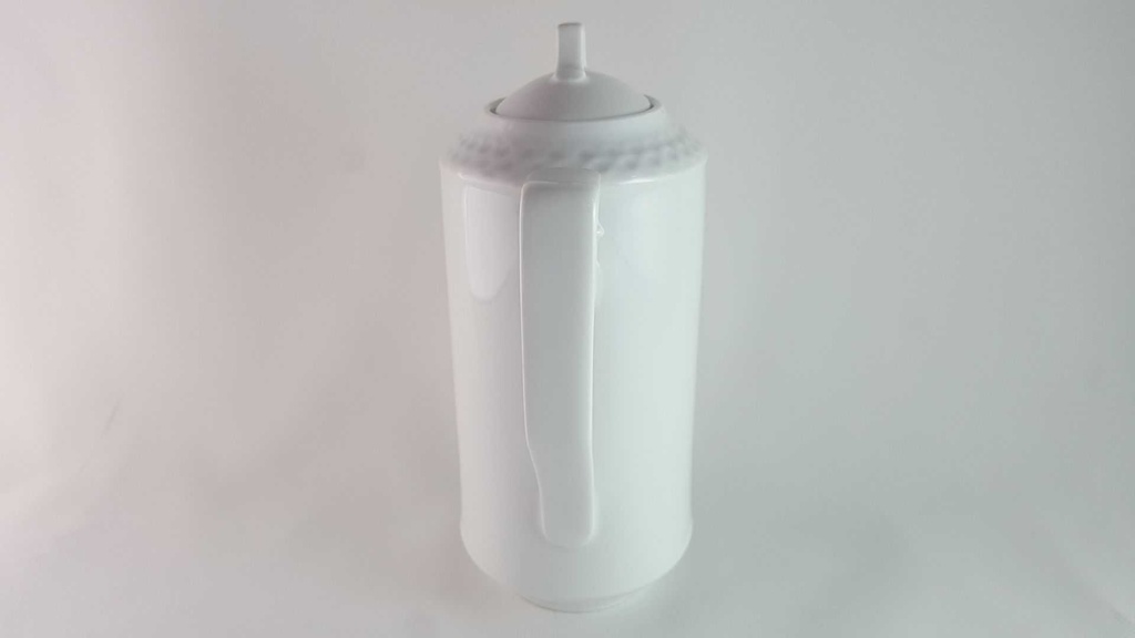 [45813958] Kaffeekanne Mokkakanne 0,8 L Hutschenreuther Comtesse Weiß gebraucht - sehr gut Bild 4