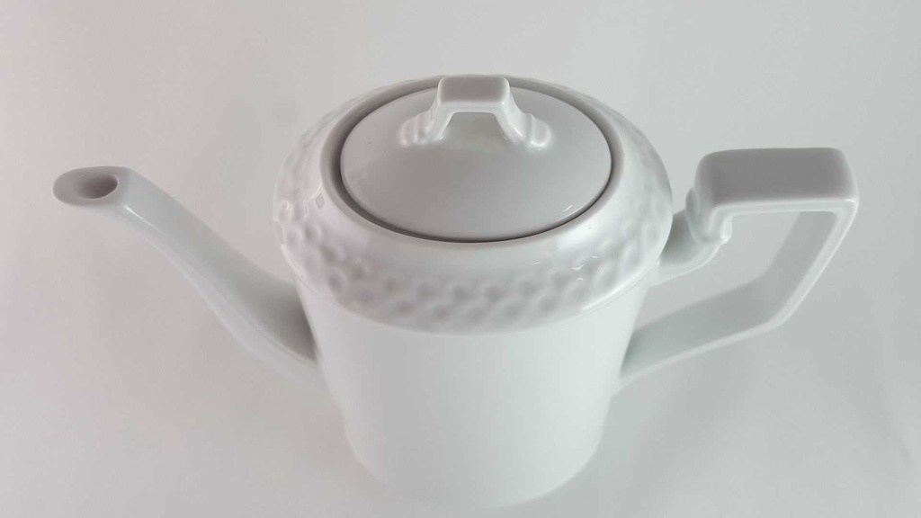 [45813958] Kaffeekanne Mokkakanne 0,8 L Hutschenreuther Comtesse Weiß gebraucht - sehr gut Bild 5
