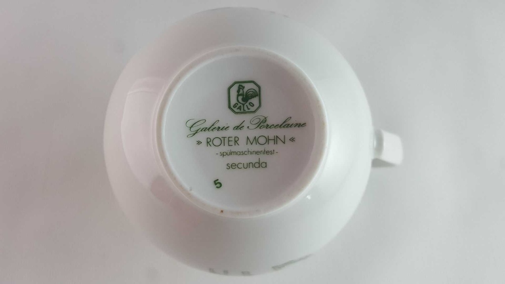 [45813959] Milchkännchen Villeroy & Boch Gallo Secunda Roter Mohn gebraucht - akzeptabel Bild 9