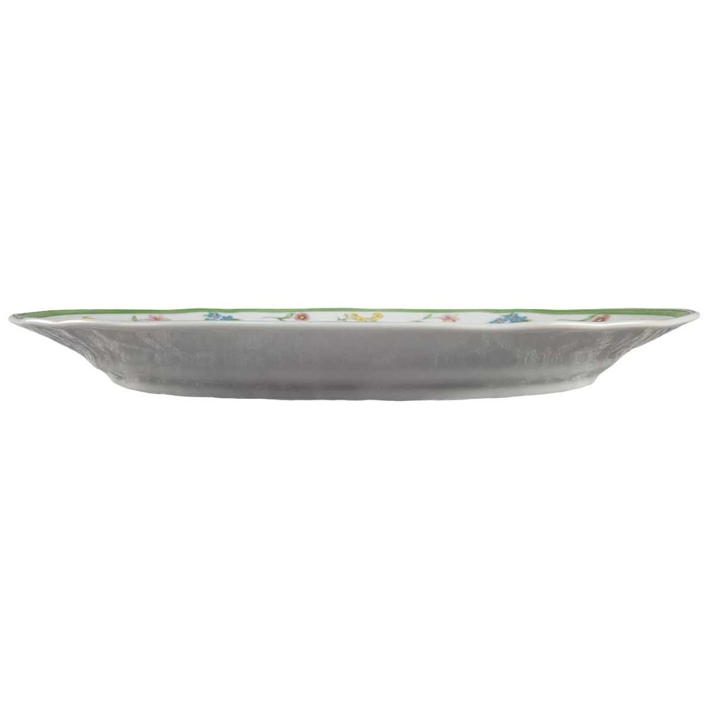 [45813960] Servierplatte Fleischplatte 32,3x23,3 cm Creatable Anna Lisa bunte Blumen gebraucht - gut Bild 2
