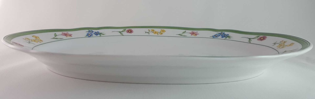 [45813960] Servierplatte Fleischplatte 32,3x23,3 cm Creatable Anna Lisa bunte Blumen gebraucht - gut Bild 7