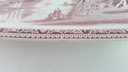 [45813961] Servierplatte Speiseplatte Fleischplatte Königskuchenplatte Tortenplatte Kuchenplatte 33x16,5 cm Royal Sphinx Maastricht Old England Rot gebraucht - akzeptabel Bild 4