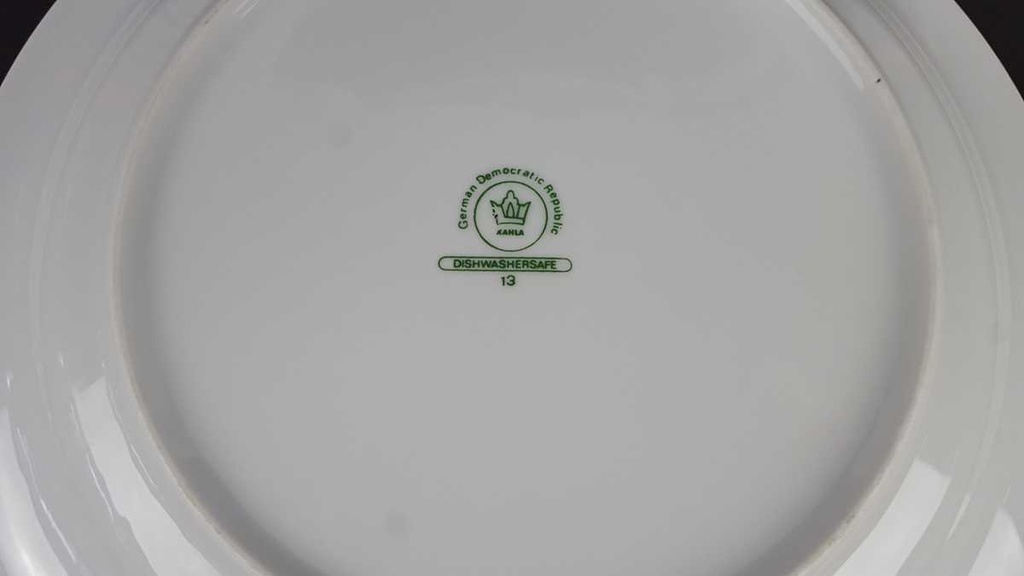 [458139622] Speiseteller Essteller 23,8 cm Kahla Blumen gebraucht - gut Bild 5