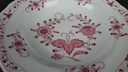 [458139623] Suppenteller 22,2 cm Tirschenreuth Unbekannte Formen Blumenmuster mit rosa Rand gebraucht - gut Bild 4