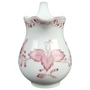 [458139627] Milchkännchen Tirschenreuth Unbekannte Formen Blumenmuster mit rosa Rand gebraucht - gut Bild 2