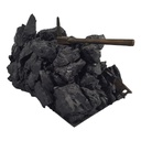 [458139628] Kohleskulptur Kohlefigur Kohlewagen Messing Bergbau 24x17x15 cm Bild 5