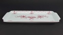 [458139631] Königskuchenplatte Tirschenreuth Unbekannte Formen Blumenmuster mit rosa Rand gebraucht - gut Bild 3