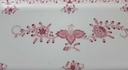 [458139631] Königskuchenplatte Tirschenreuth Unbekannte Formen Blumenmuster mit rosa Rand gebraucht - gut Bild 4