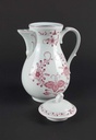 [458139633] Kaffeekanne 1,25 L Tirschenreuth Unbekannte Formen Blumenmuster mit rosa Rand gebraucht - gut Bild 5