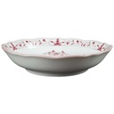 [458139635] Untertasse für Kaffee 14,1 cm Tirschenreuth Unbekannte Formen Blumenmuster mit rosa Rand gebraucht - gut Bild 2