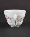[458139638] Kaffeetasse Tirschenreuth Unbekannte Formen Blumenmuster mit rosa Rand gebraucht - gut Bild 4