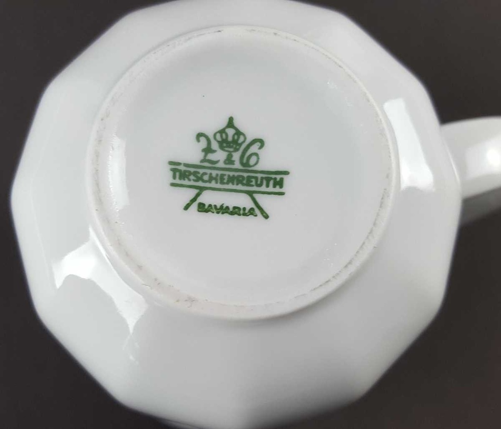 [458139654] Kaffeetasse Tirschenreuth Facette Weiß gebraucht - sehr gut Bild 5