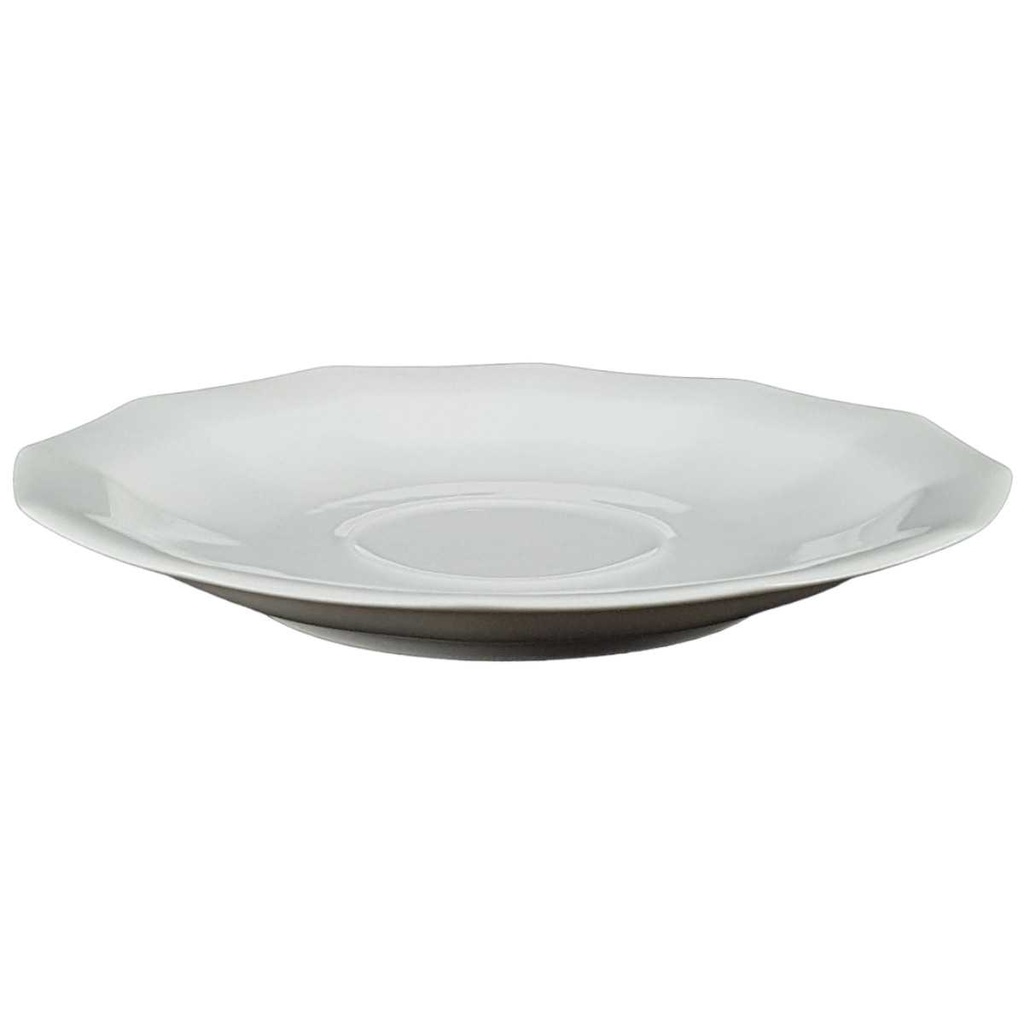 [458139655] Untertasse für Kaffee 14,3 cm Tirschenreuth Facette Weiß gebraucht - gut Bild 2