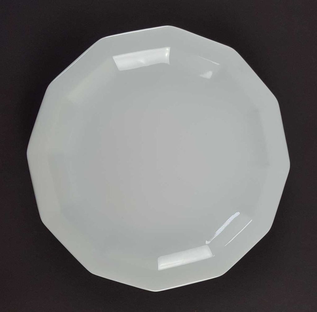 [458139657] Kuchenteller Dessertteller 19 cm Tirschenreuth Facette Weiß gebraucht - gut Bild 3