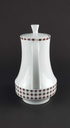 [458139665] Kaffeekanne 1,4 L Winterling Kirchenlamitz Karo rot schwarz gebraucht - gut Bild 4