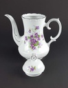 [458139667] Kaffeekanne 1,4 L Schumann Arzberg Veilchen lila Platinrand gebraucht - gut Bild 5