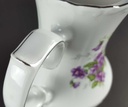 [458139667] Kaffeekanne 1,4 L Schumann Arzberg Veilchen lila Platinrand gebraucht - gut Bild 6