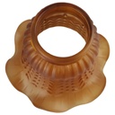 [458139669] Lampenschirm Ersatzglas Ersatzschirm Glasschirm Braun Bild 2