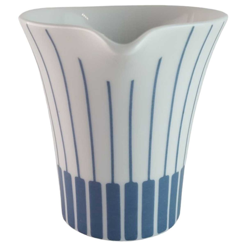 [45813967] Milchkännchen Melitta Paris Form 21 blaue Streifen gebraucht - sehr gut Bild 2