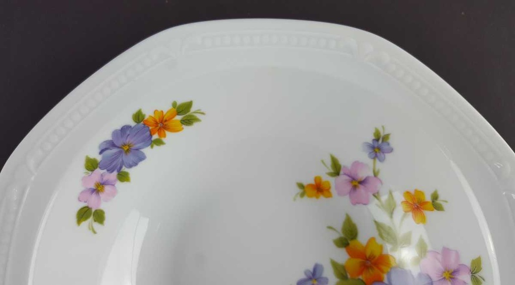[458139678] Schüssel 21,2 cm Mitterteich Blumen Bavaria gebraucht - gut Bild 3