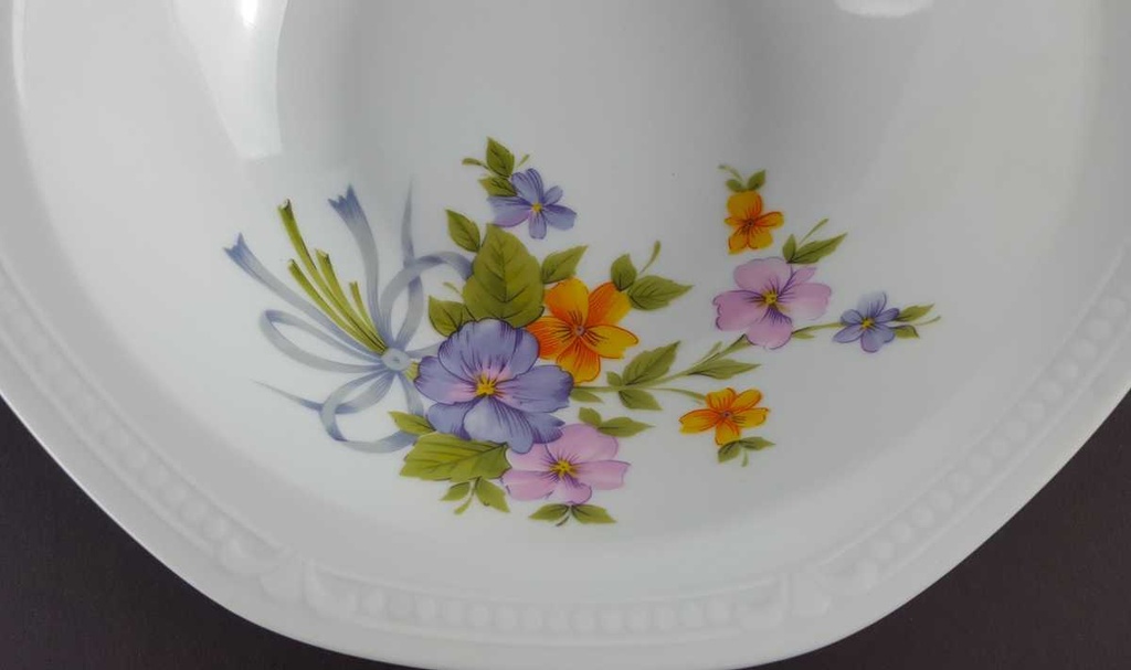 [458139678] Schüssel 21,2 cm Mitterteich Blumen Bavaria gebraucht - gut Bild 5