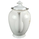 [458139680] Teekanne Goldrand 1,4 L Schirnding Bavaria Blumendekor Blumen gebraucht - gut Bild 2